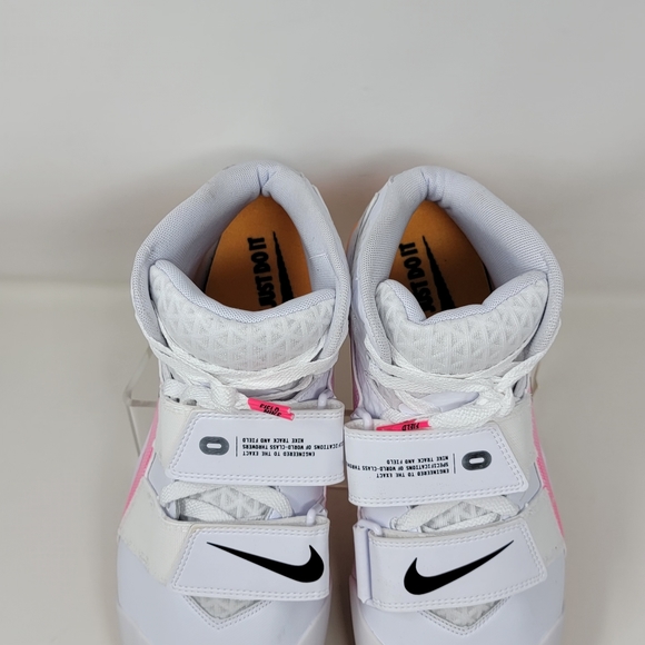 Nike Zoom Javelin Elite 3 Track White Pink Mens Size 12 AJ8119-101 New - Picture 8 of 10